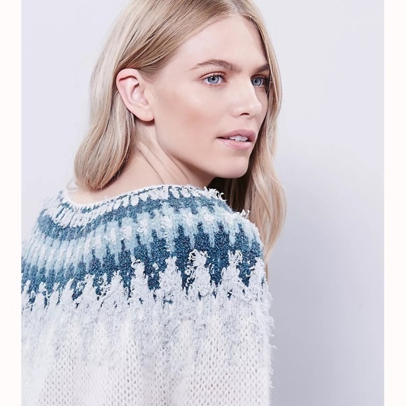 FREE PEOPLE Baltic Fairisle Pullover, size XS - Picture 2 of 9